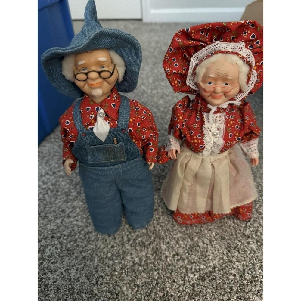 Vintage Folk Art Bottle Doll Door Stop Upcycled Retro Collectible Decor